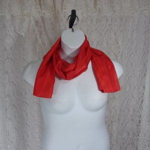 Fashion Oblong Scarf Tomato Red NWOT
